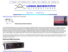 Tablet Screenshot of lomasci.com